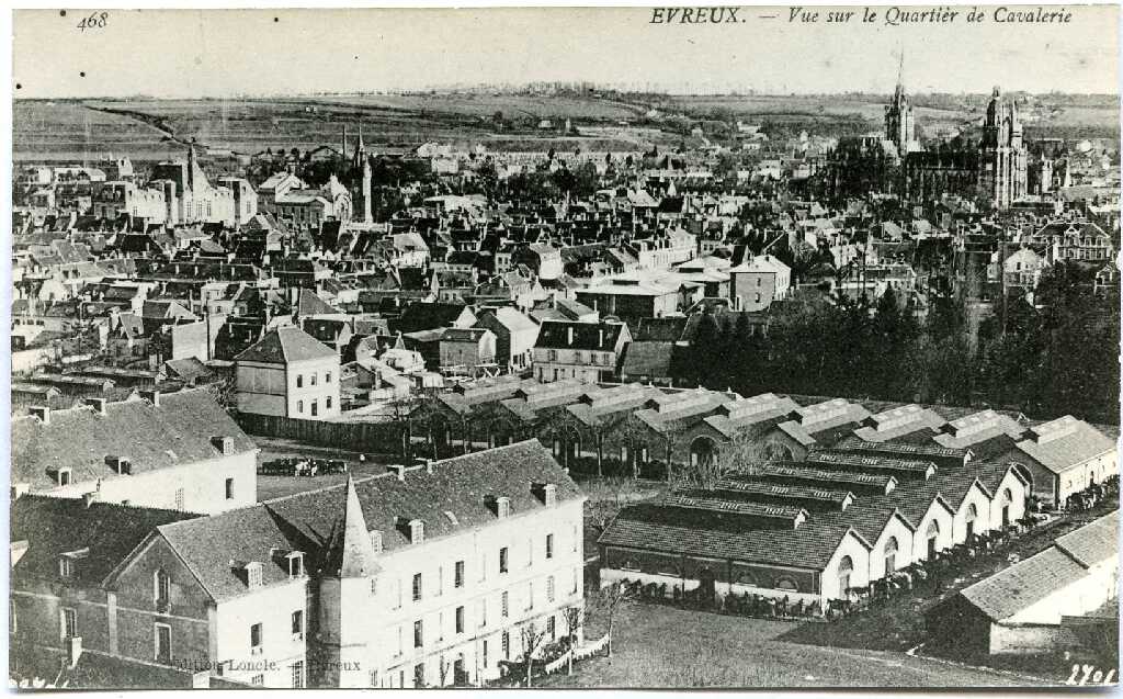 Ressource Evreux Ville Vue Du Quartier De Cavalerie Mnesy