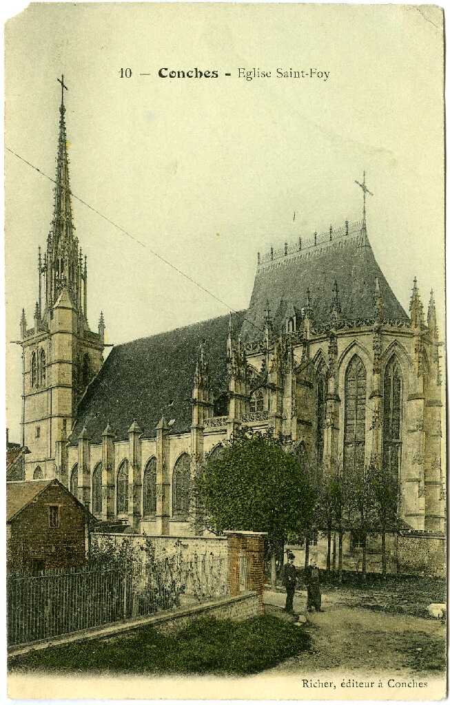 Ressource Conches en Ouche Église Sainte Foy Mnesys