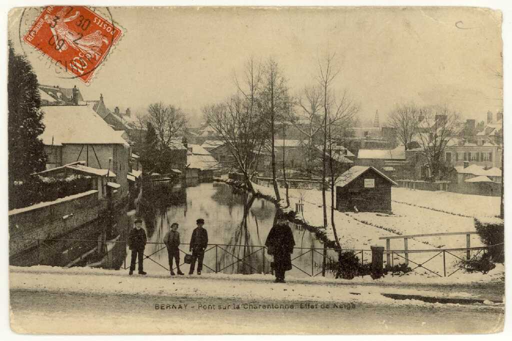 Ressource Bernay Pont Sur La Charentonne Effet De Neige M