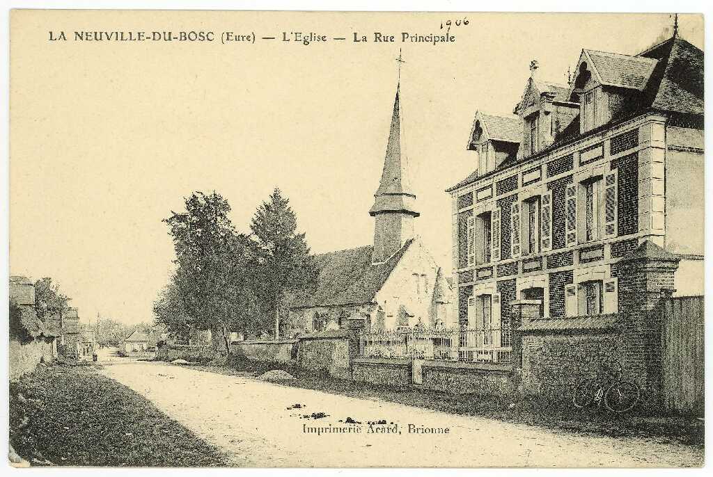 Ressource Neuville Du Bosc La L Eglise La Rue Principale