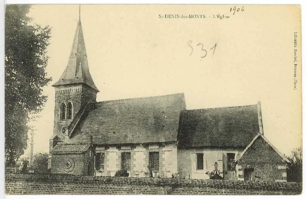 Ressource Saint Denis Des Monts L Eglise Mnesys