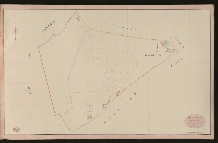 Beauficel-en-Lyons. Section A _ de la Lande-Asselin _ 2e et dernière Feuille