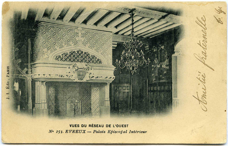 Evreux-Ville. Palais Épiscopal Intérieur.