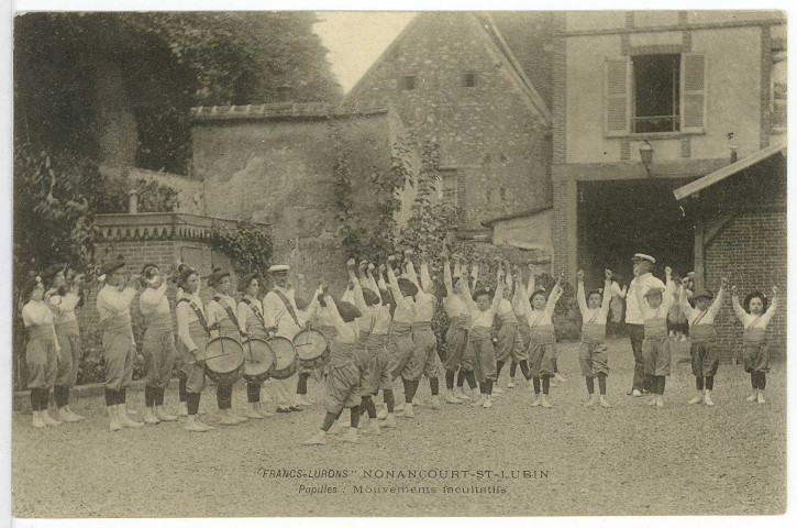 Nonancourt. Francs-Lurons Nonancourt et Saint-Lubin - Pupilles : Mouvements facultatifs.