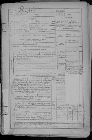 Evreux. Registre - Tome 1 (1893)