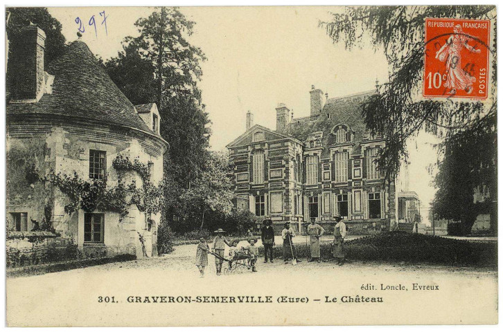 Graveron-Sémerville. Le Château.