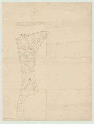 Chambord - Plans de l'ainesse de La Davière.