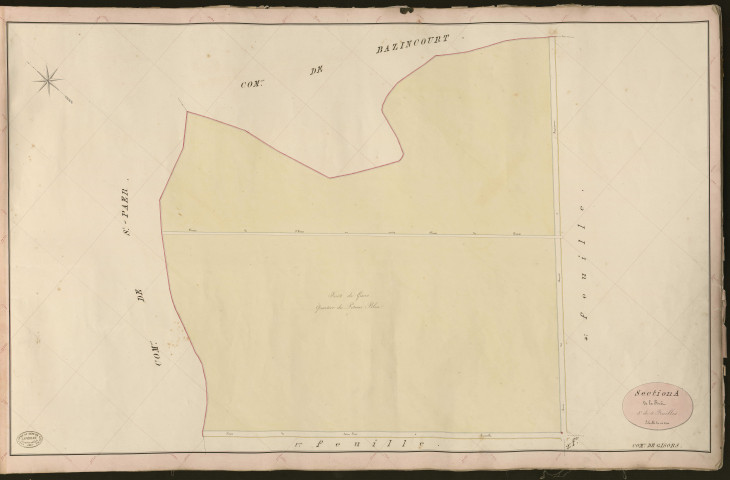 Gisors. Section A _ de la Forêt _ 3e de 4 Feuilles