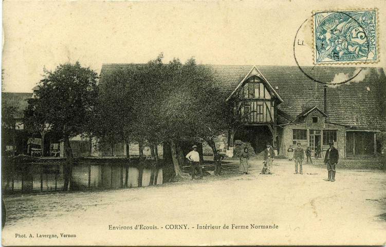 Corny. Environs d'Ecouis. - Corny. - Intérieur de Ferme Normande.