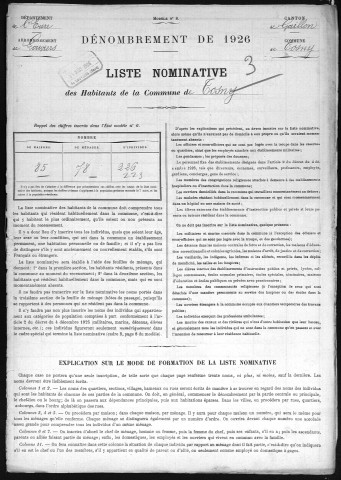 TOSNY 1926