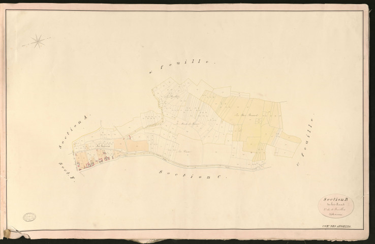Andelys (Les). Section B _ des bois Renard _ 3e de 4 Feuilles