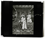 Musée de Chantilly (Oise), tableau de Jean Fouquet "Le couronnement de la Vierge".