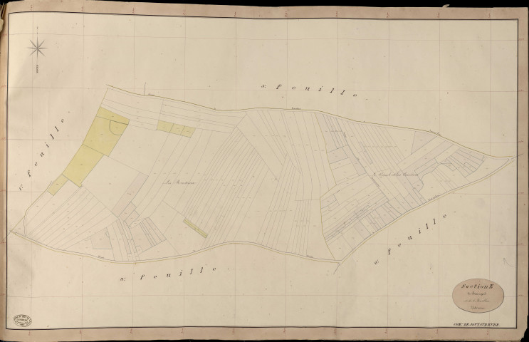 Jouy-sur-Eure. Section E _ du Beauregard _ 4e de 6 Feuilles