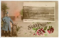 Vernon-Ville. Carte souvenir - Les Casernes.