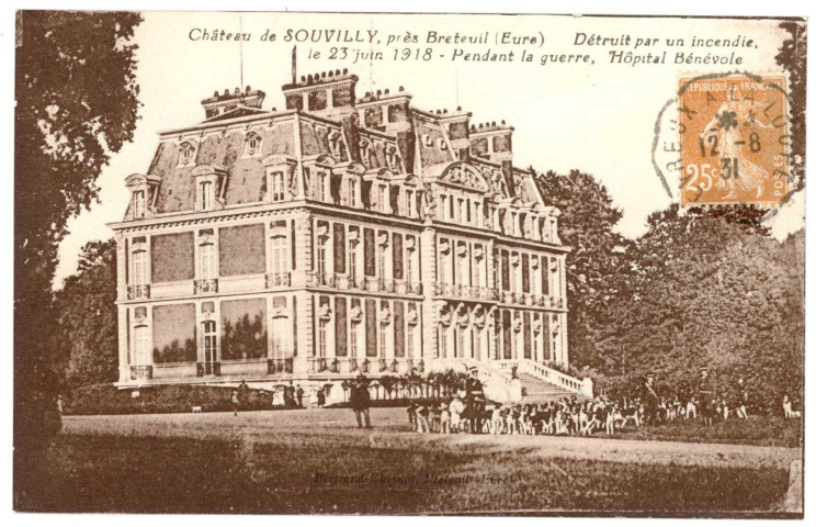 Bémécourt. Château de Souvilly, près Breteuil.