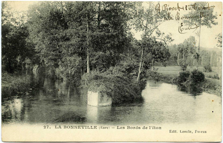 Bonneville-sur-Iton (la). Les Bords de L'Iton.
