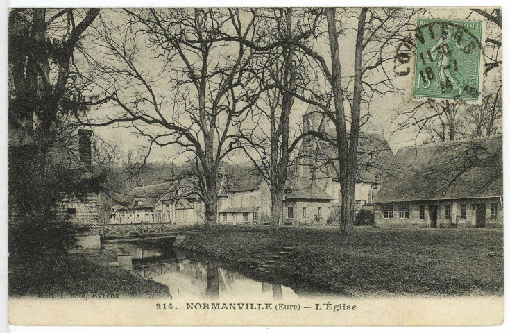 Normanville. L'Eglise.