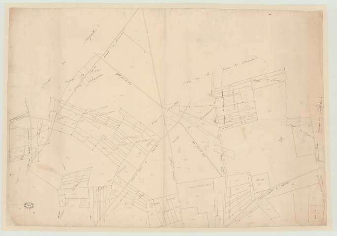 Ecouis - Plans de la seigneurie de Villerets. *