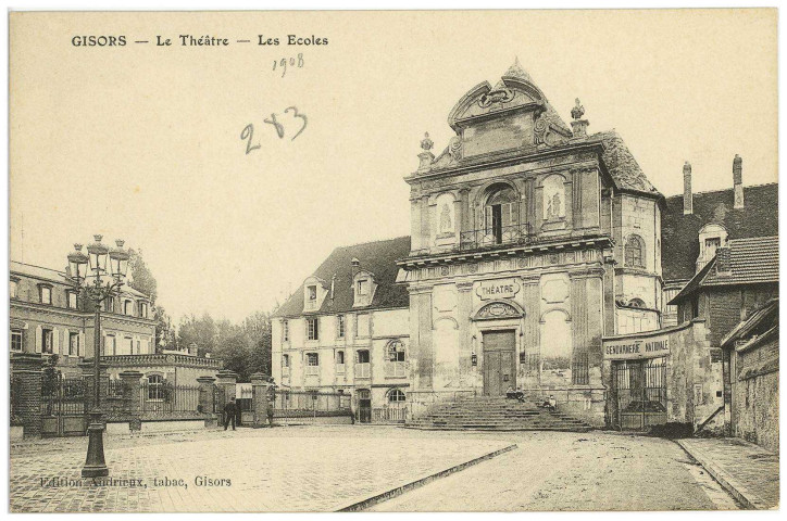 Gisors. Le Théâtre - Les Ecoles.