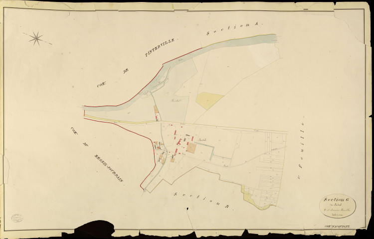 Acquigny. Section G _ de Becdal _ 2e et dernière Feuille