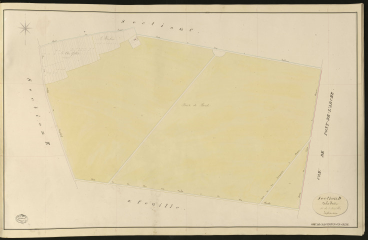 Criquebeuf-sur-Seine. Section D _ de la Forêt _