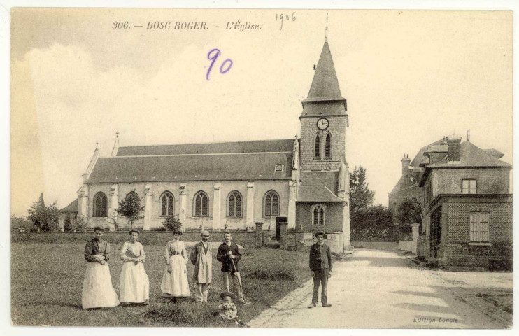 Bosc-Roger-en-Roumois. L'Eglise.