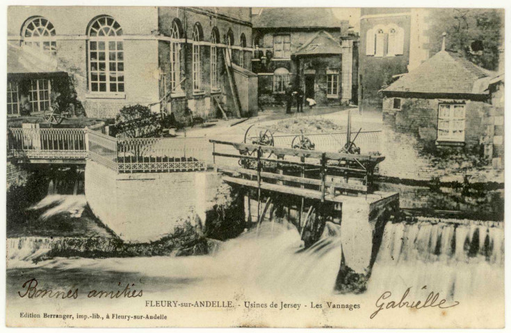 Fleury-sur-Andelle. Usines de Jersey - Les Vannages.