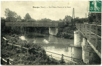Dangu. Les Deux Ponts et la Gare.