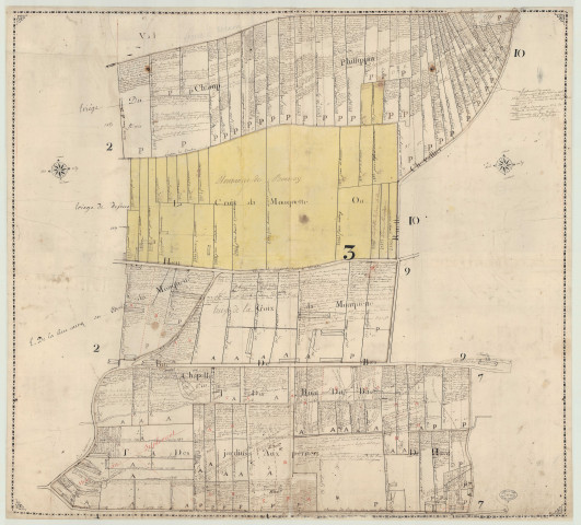 Notre-Dame-de-L'Isle - Atlas. Cartes du marquisat de Clère-Panilleuse. *