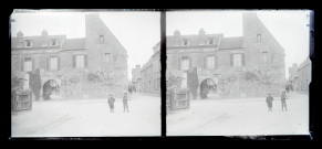 Façade de l'hôtel « Guillaume le conquérant » de Dives (Calvados).