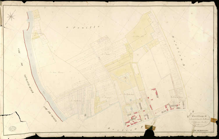 Ménilles. Section G _ de la grande Cour et du Guillemain _ 3e de dernière Feuille