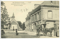 Saint-Etienne-du-Vauvray. Carrefour de l'Eglise.