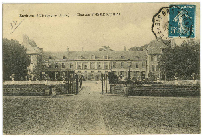 Heudicourt. Château d'Heudicourt.
