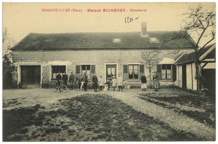 Hardencourt. Maison Bicherey - Menuiserie.