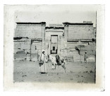 Ruines et vestiges de temple égyptien.