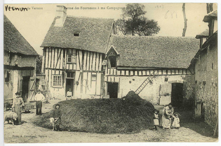 Vernon-Ville. Ferme des Fourneaux à ma Campagne.