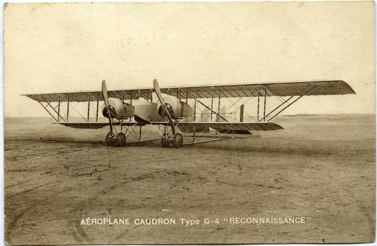 Divers. Aéroplane Gaudron Type G-4 Reconnaissance.