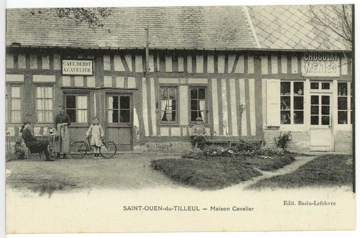 Saint-Ouen-du-Tilleul. Maison Cavelier.