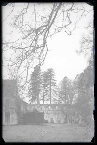 Ruines et vestiges de l'ancienne abbaye de Mortemer de Lisors (Eure).