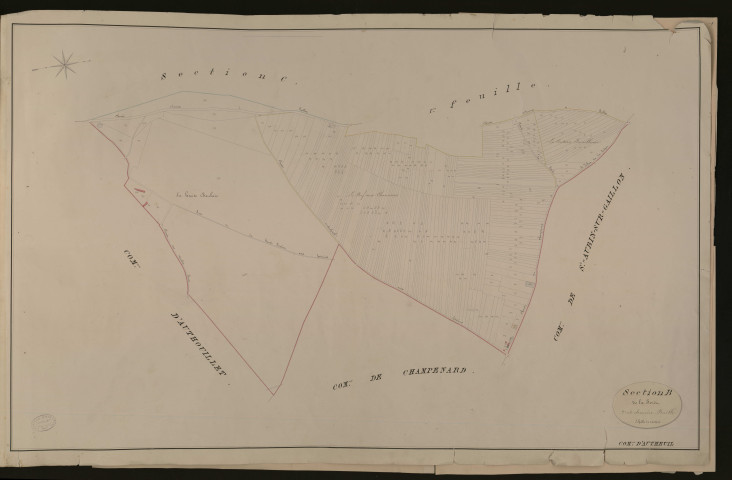 Autheuil. Section B _ de la Forêt _ 2e et dernière Feuille