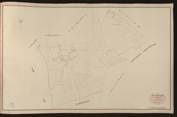 Bourg-Beaudoin. Section B _ du Village _ 4e et dernière Feuille