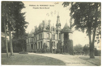 Gournay-le-Guérin. Château de Gournay (Eure) - Façade Nord-Ouest.