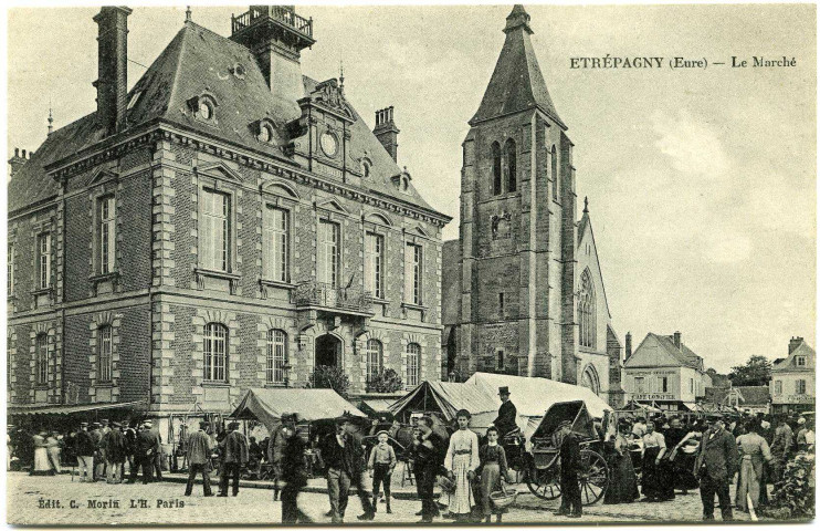 Etrépagny. Le Marché.