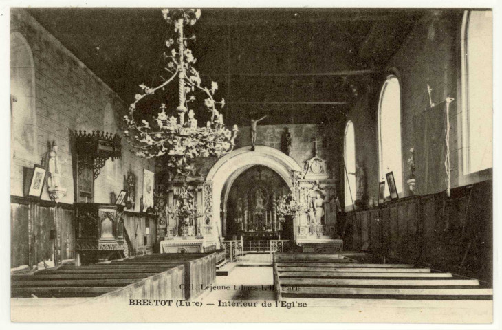 Brestot. Intérieur de l'Eglise.