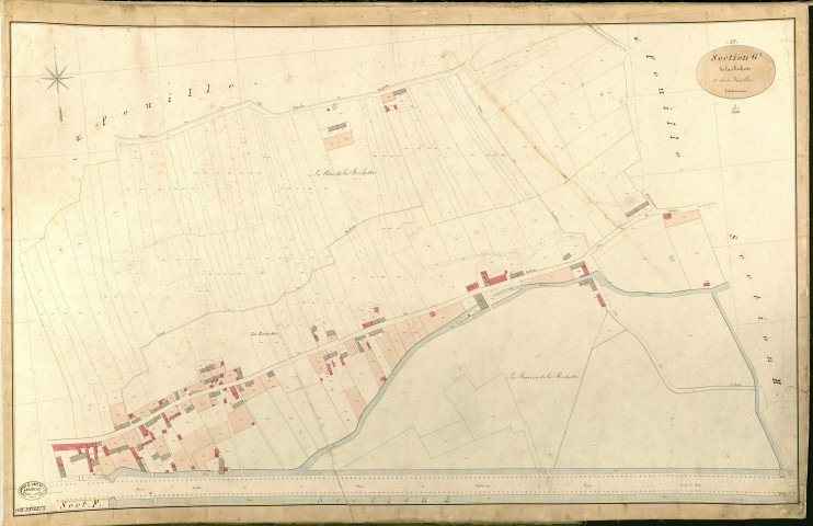 Evreux. Section G _ de la Rochette _ 3e de 4 Feuilles