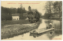 Radepont. L'Andelle près de l'Abbaye de Fontaine-Guérard.