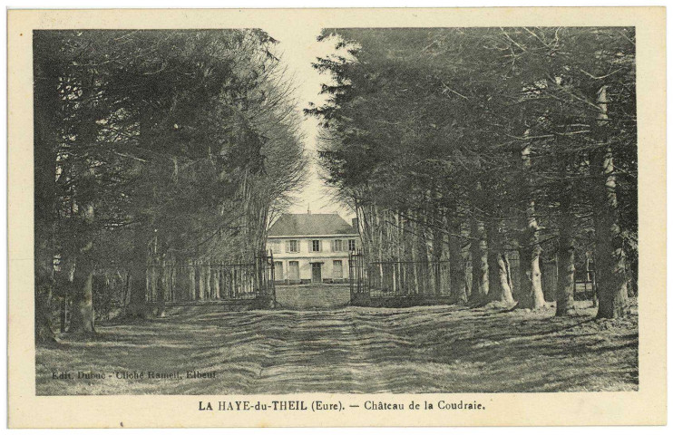 Haye-du-Theil (La). Château de la Coudraie.