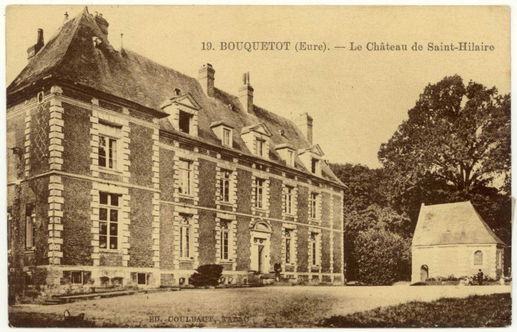 Bouquetot. Le Château de Saint Hilaire.