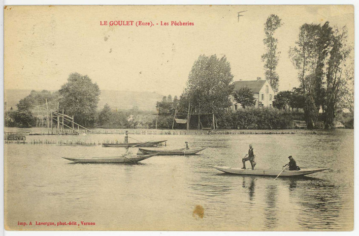 Saint-Pierre-la-Garenne. Le Goulet Les Pêcheries.