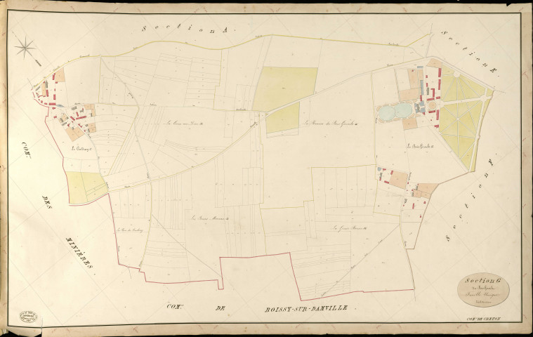 Creton. Section G _ du Bois Giroult _ Feuille Unique